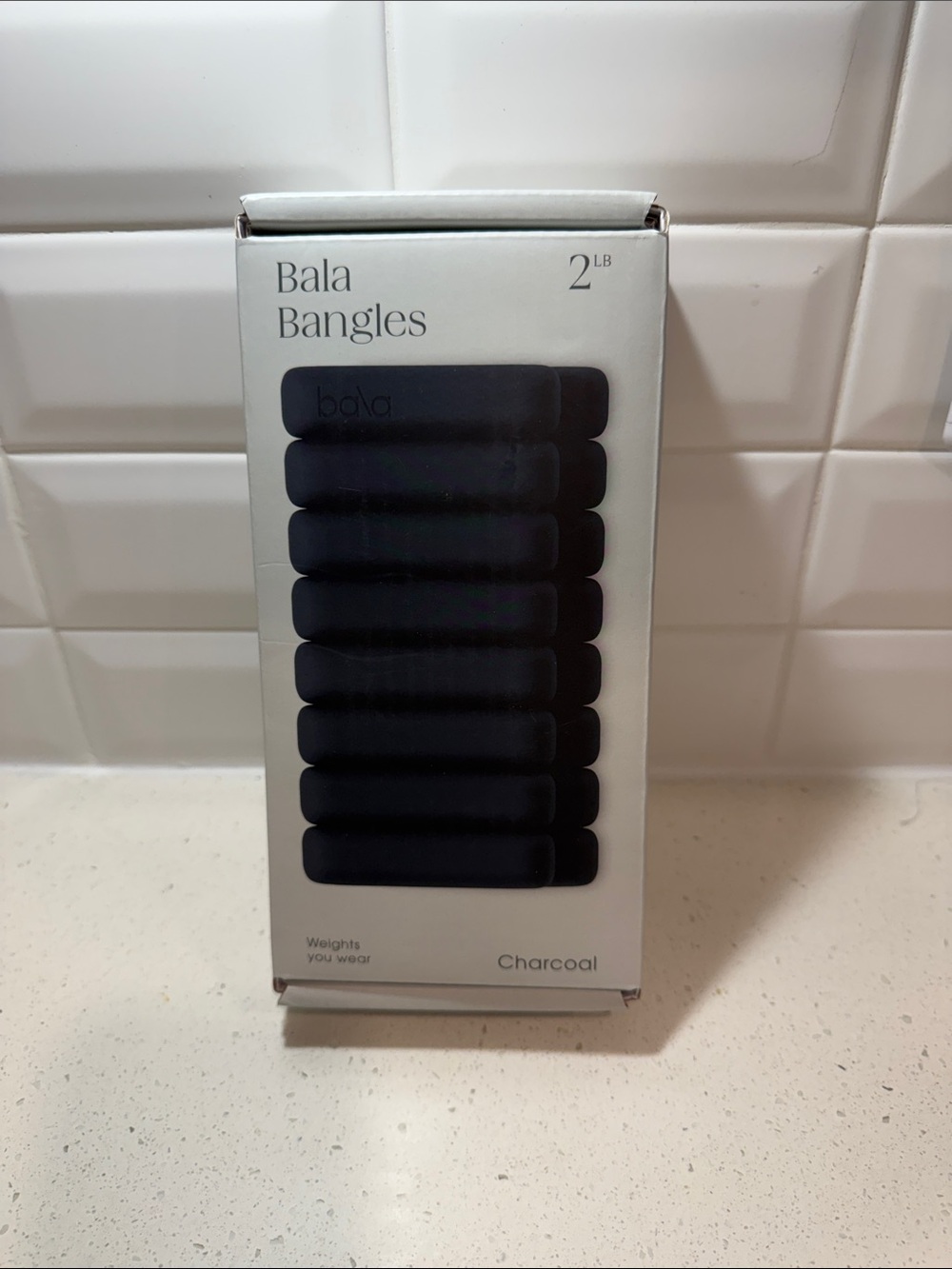 Bala Charcoal Wearable Bangles 2 lb Set